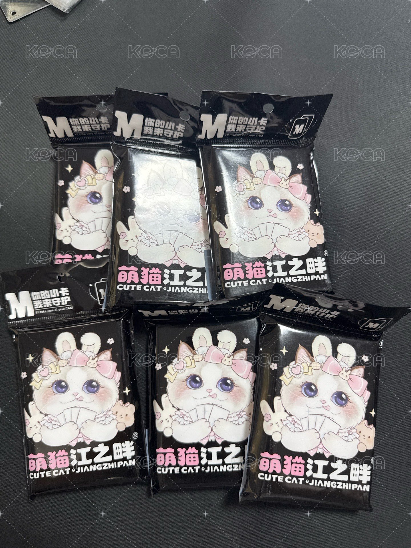 萌貓卡膜6包