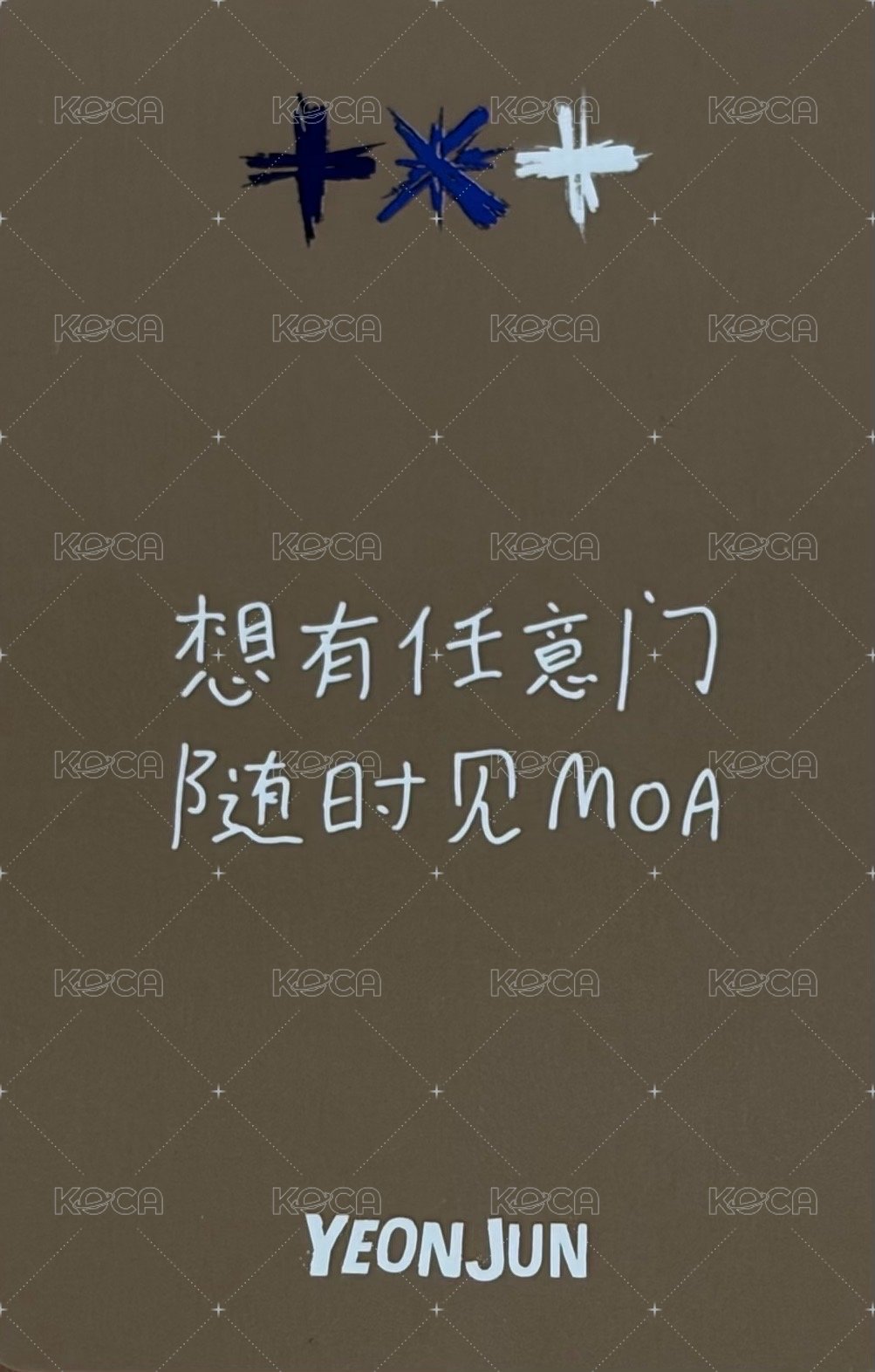 正三 yzy 蘇州 簽售卡  背面