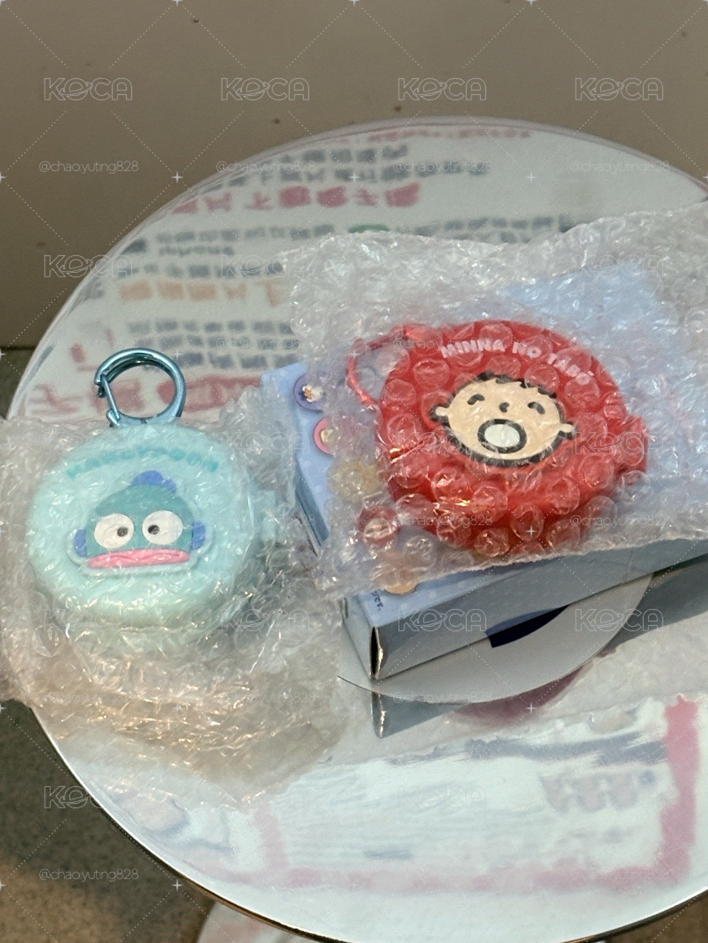 三麗鷗盲盒圓形鏡梳吊飾