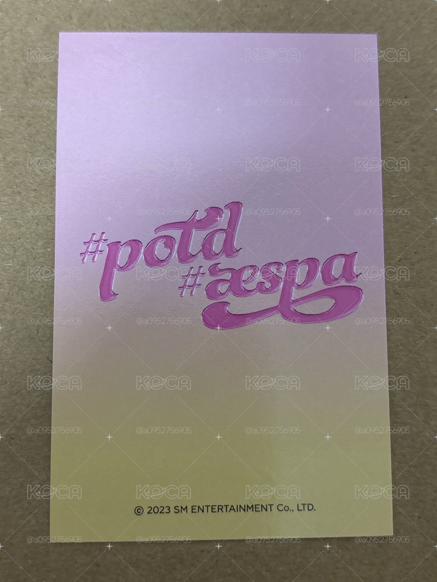 aespa NingNing 寧 #potd展會 隨機卡 寧-15