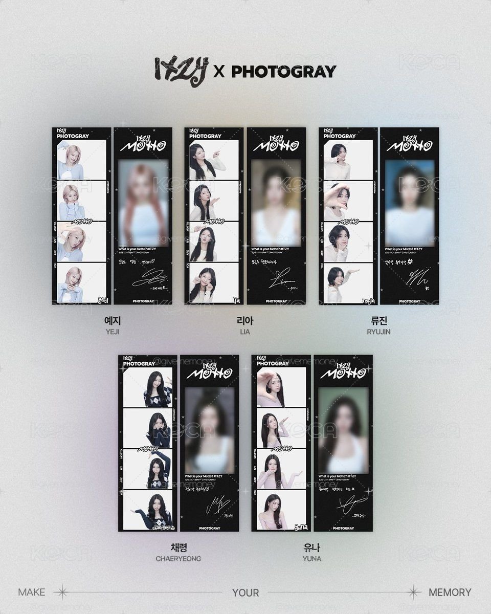 ITZY × PHOTOGRAY 