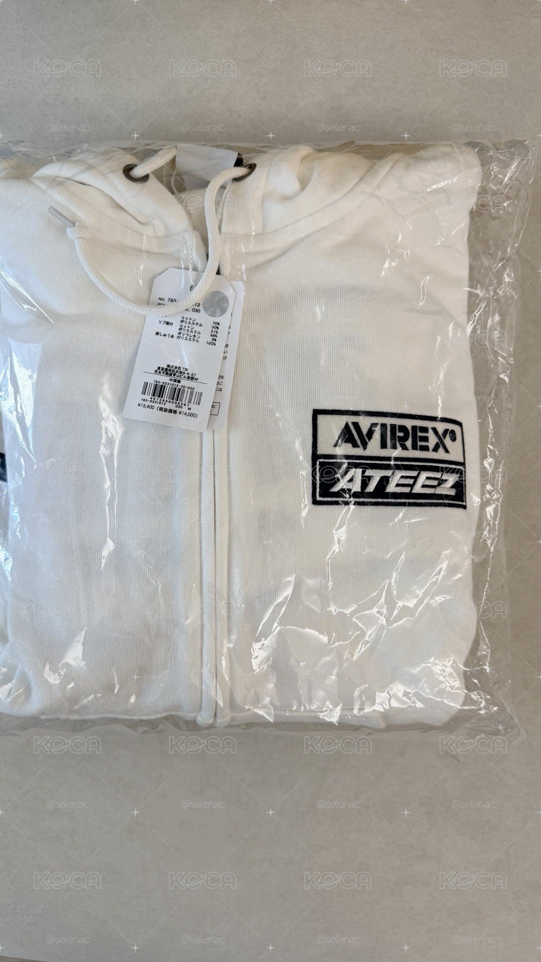 ATEEZ X AVIREX 聯名外套 M號