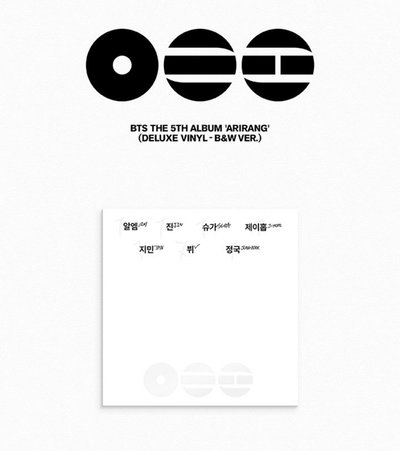 BTS正五/豪華版黑膠B&W 已拆全專