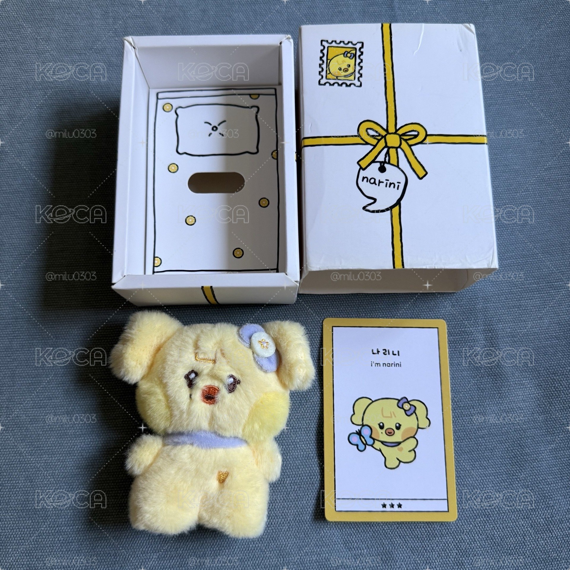 (盒損)IVE 怜 line friends minini 盒娃