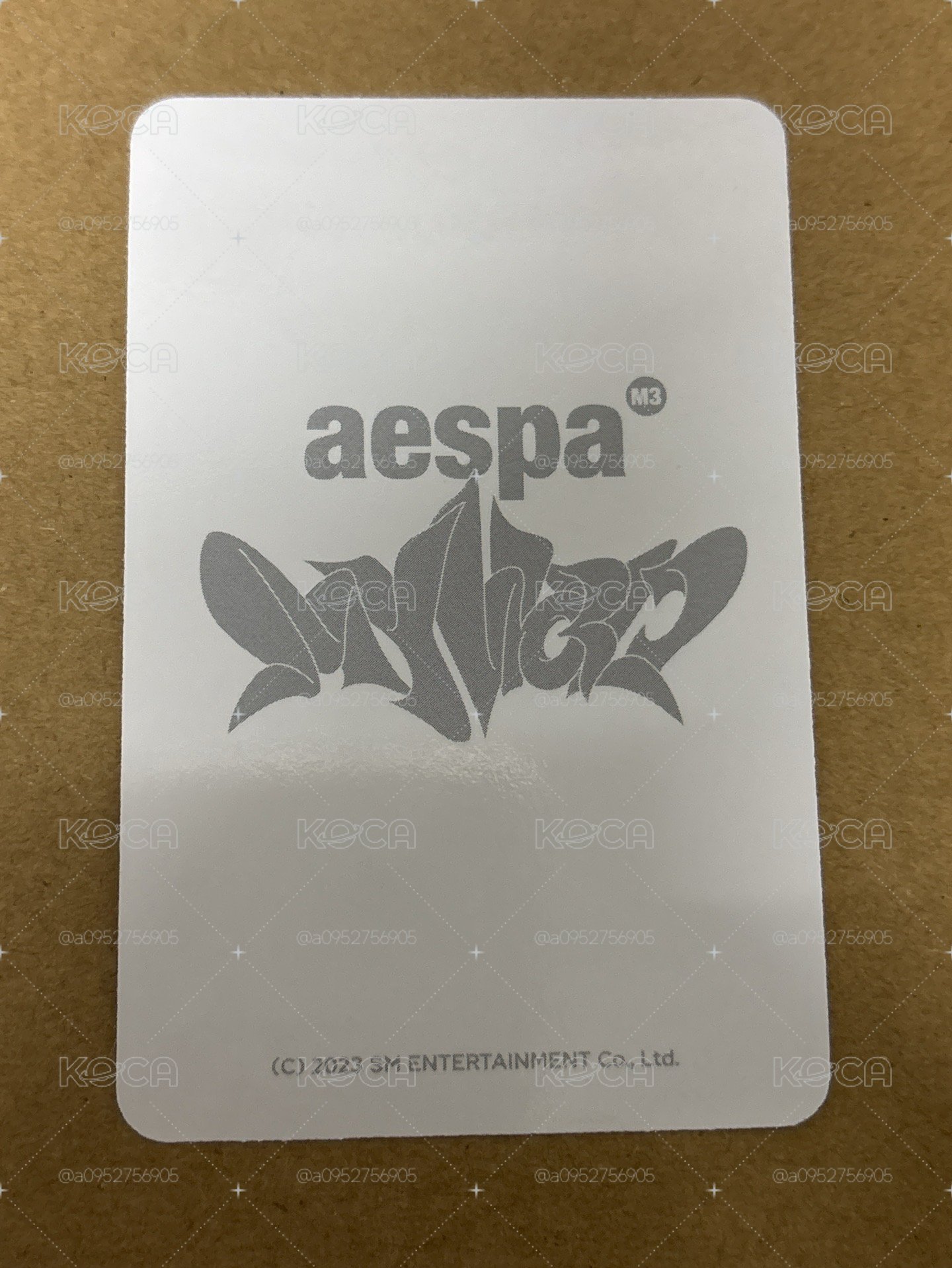 aespa Karina 柚子 MY WORLD 周邊卡 閃卡柚 柚-87