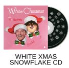 WHITE XMAS CD SNOWFLAKE CD