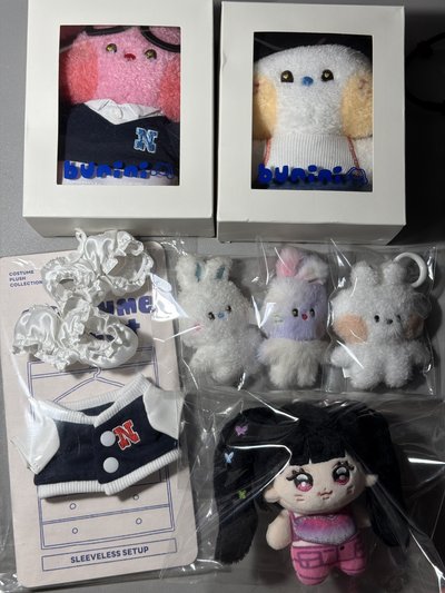 Newjeans bunini 吊飾 玩偶 抱枕
