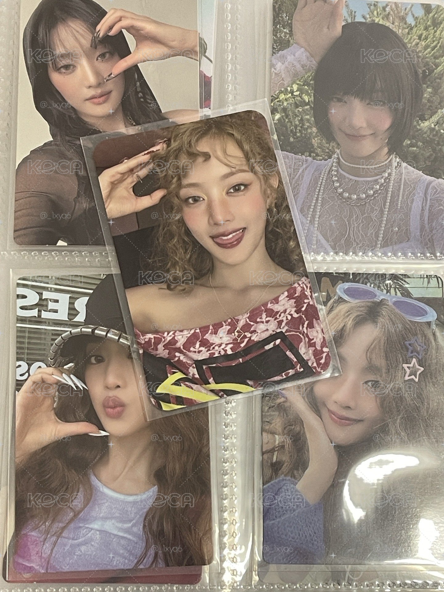 I Sway簽售中背卡