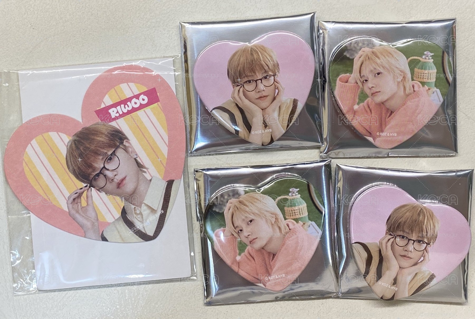 Boynextdoor 現貨 2025 sweet lemonade 咖啡廳 隨機徽章B SUNGHO RIWOO 