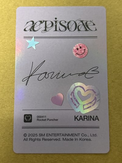 aespa Karina 柚子 回憶錄 演唱會 DVD / CD 卡 藍光柚 柚-88