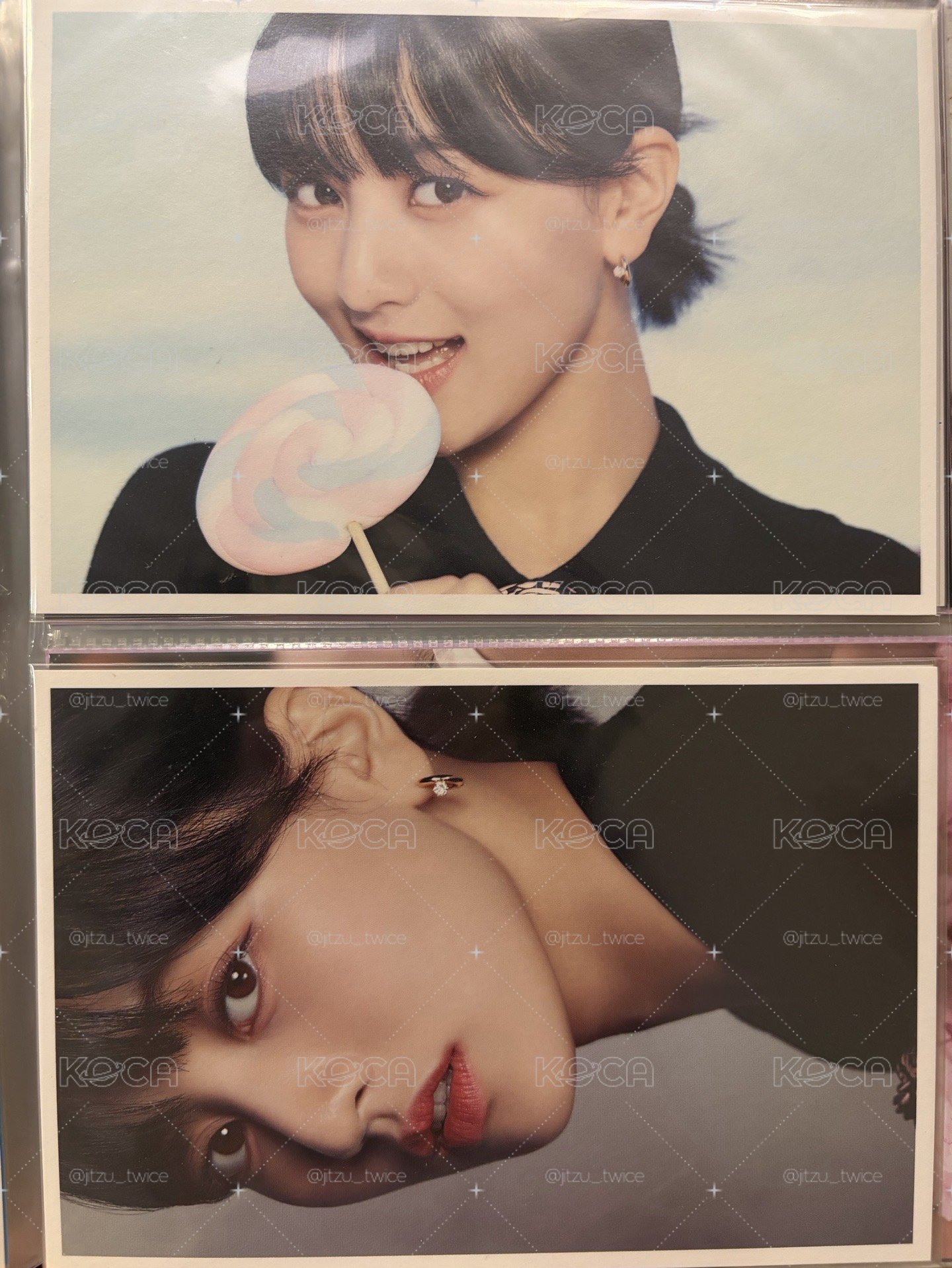 TWICE 志效子瑜 D社明信片