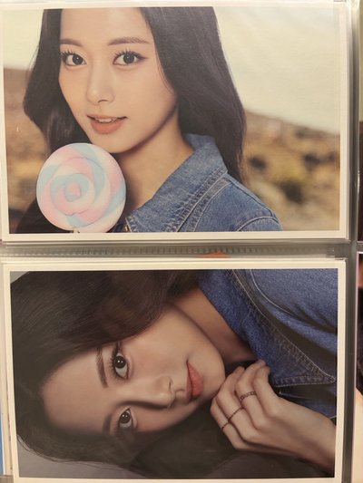 TWICE 志效子瑜 D社明信片