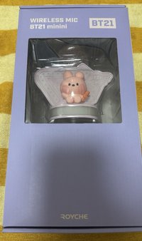 Royche 與BT21 聯名的Cooky Minini LED 無線藍牙麥克風