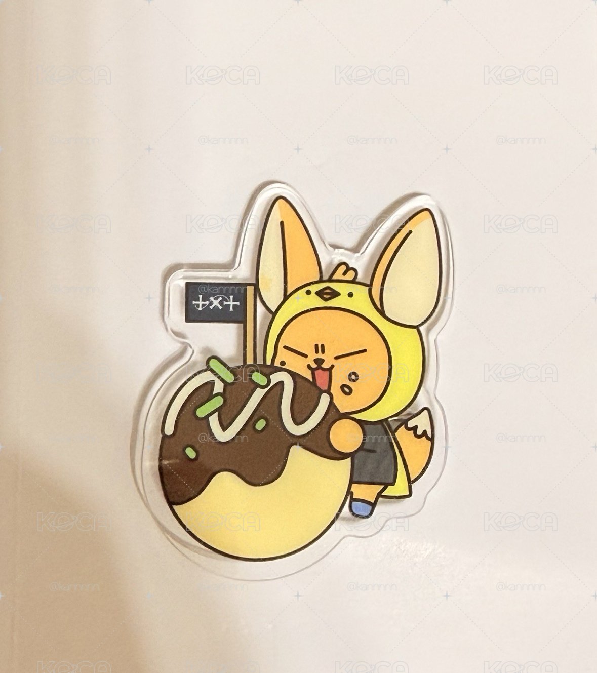 黃春吃章魚燒徽章