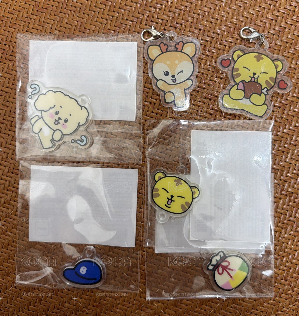 Miniteen壓克力鑰匙圈吊飾