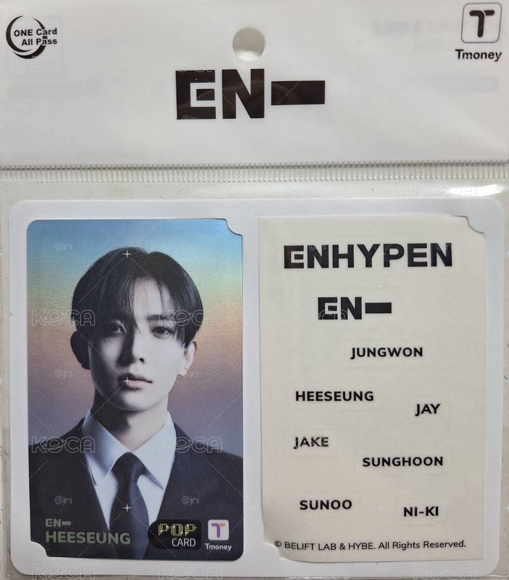 ENHYPEN | 李羲承 tmoney交通卡