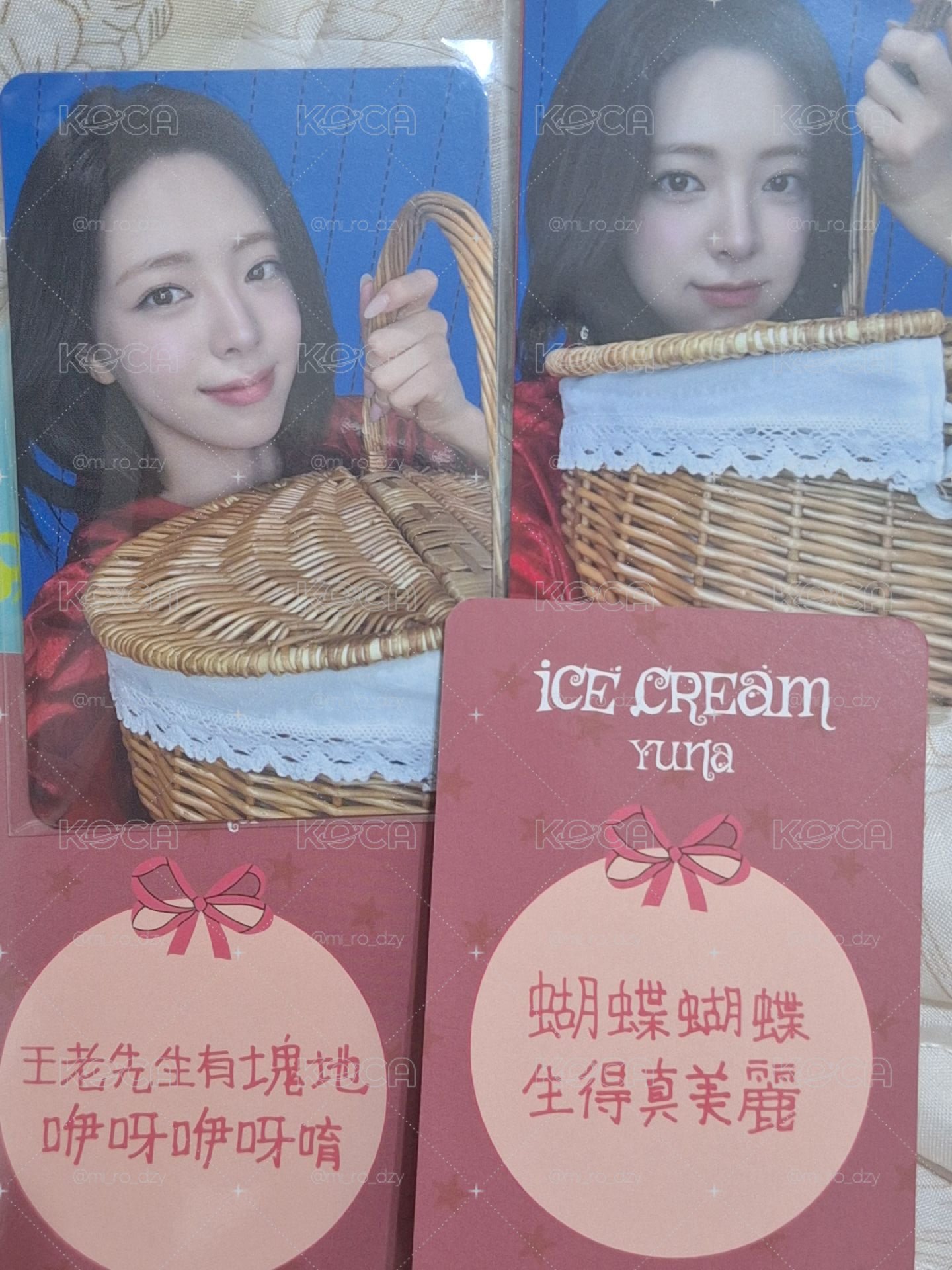 yuna ms台北簽售(一組2張)