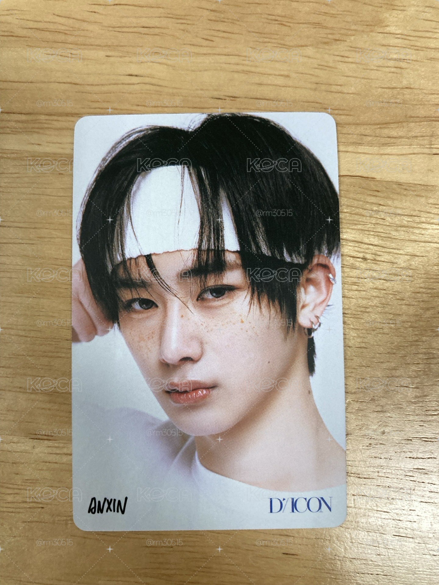 周安信 D社 A-TYPE 雜誌卡 個人資料卡