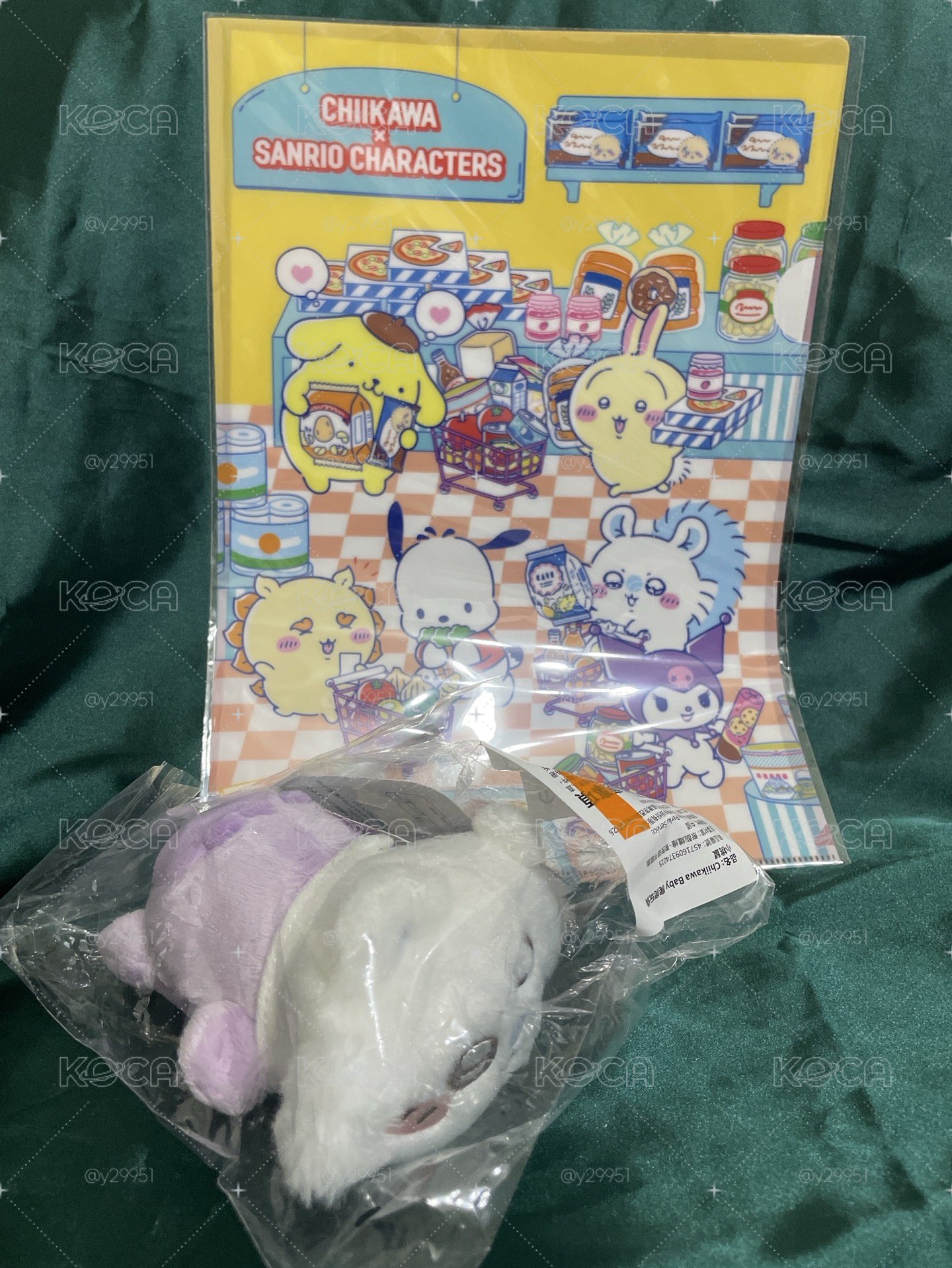 1元起標～小桃baby趴娃+吉伊卡哇x三麗鷗資料夾