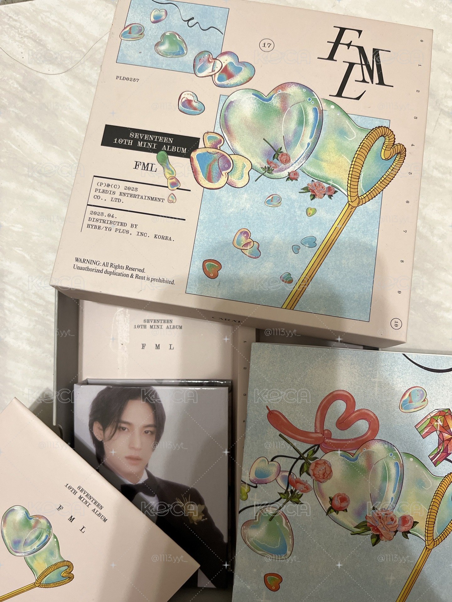 SEVENTEEN FML 迷10 克拉盤空專（珉奎）