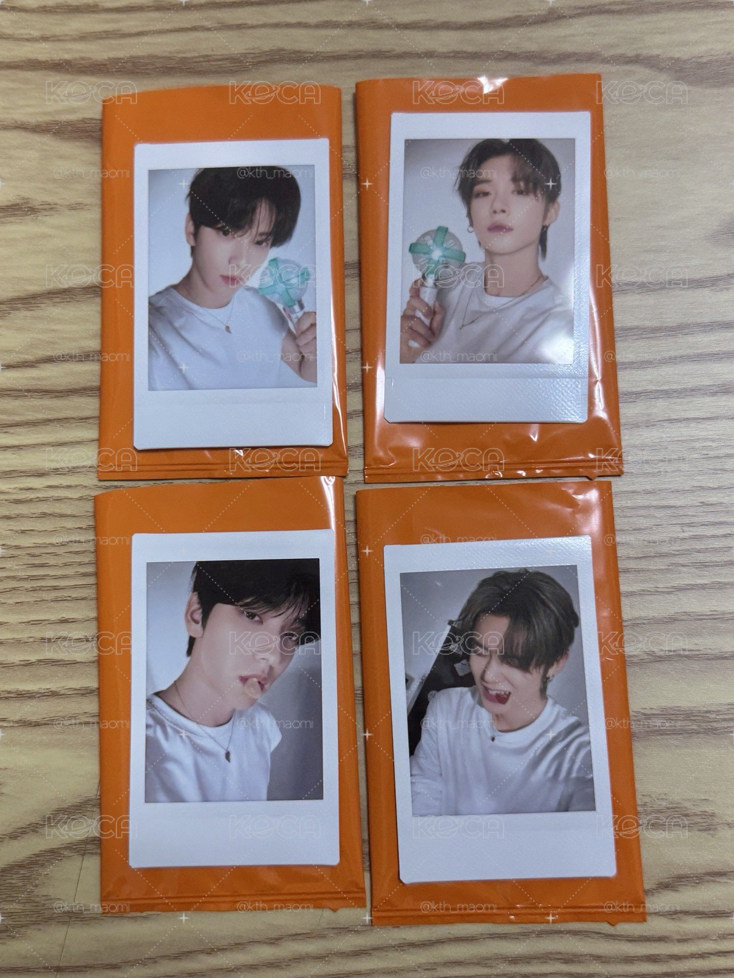 MOA CON 拍立得 竣彬🦊🐰set