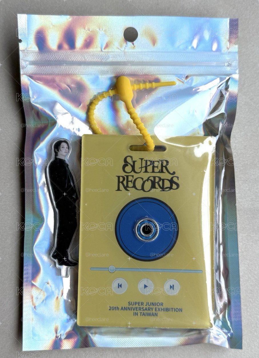 SJ Super Recoed 旋轉壓克力牌 希澈