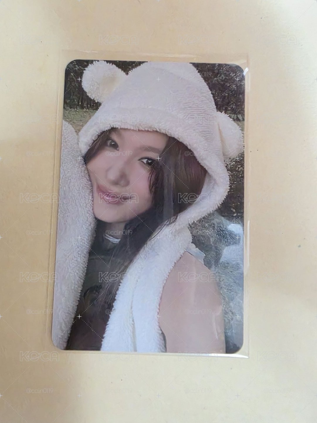 TWICE SANA 熊帽紗