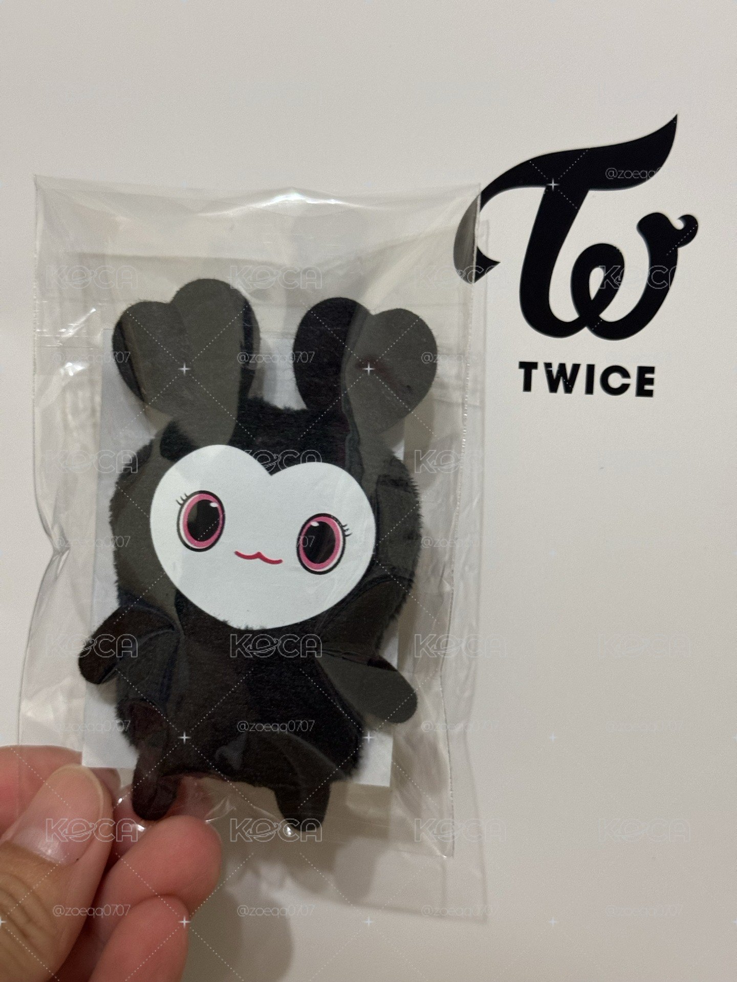 TWICE 新國立入場禮 黑色LOVELY 指偶