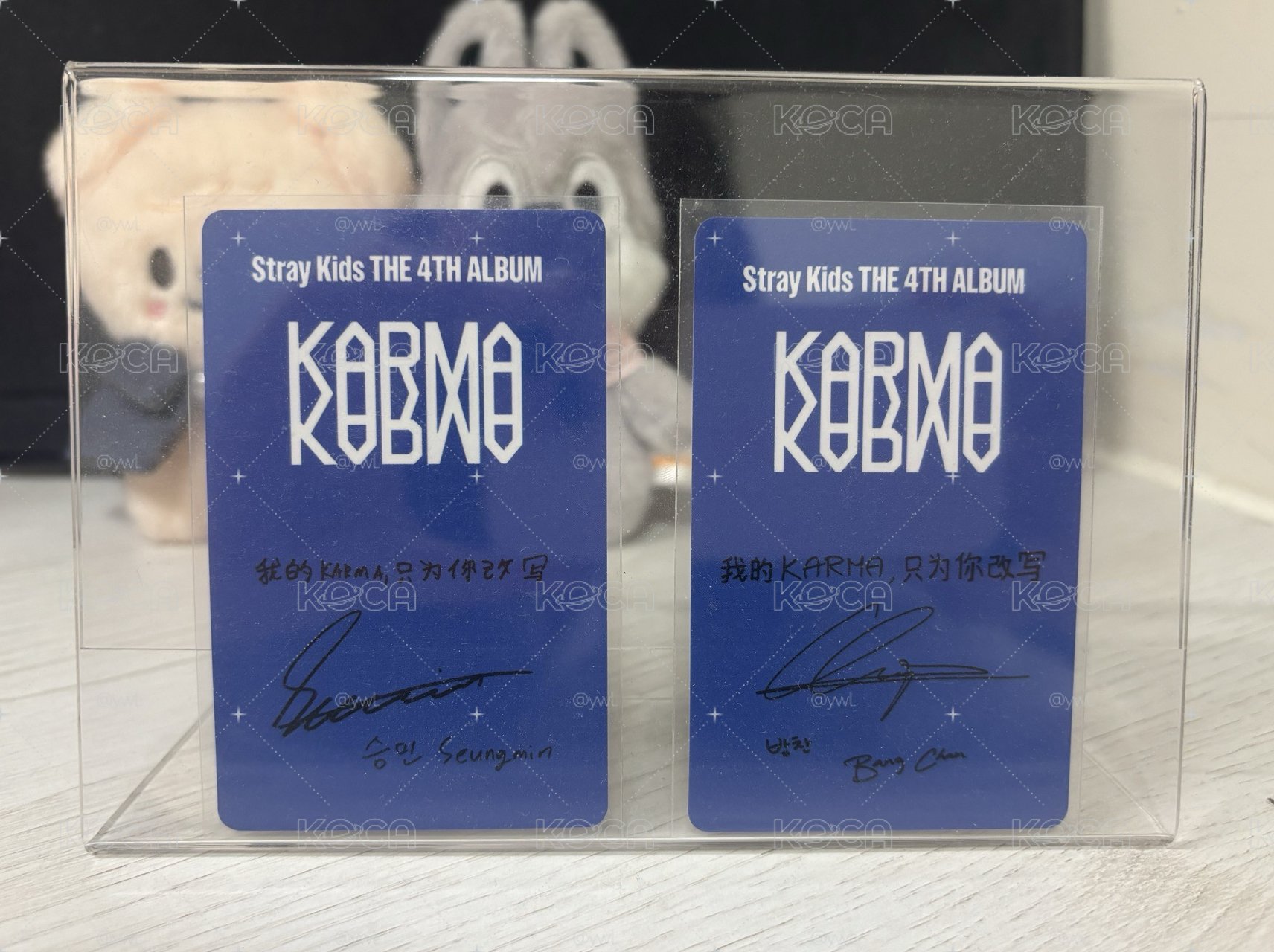 玟/燦 KARMA kms 1.0 中文卡背