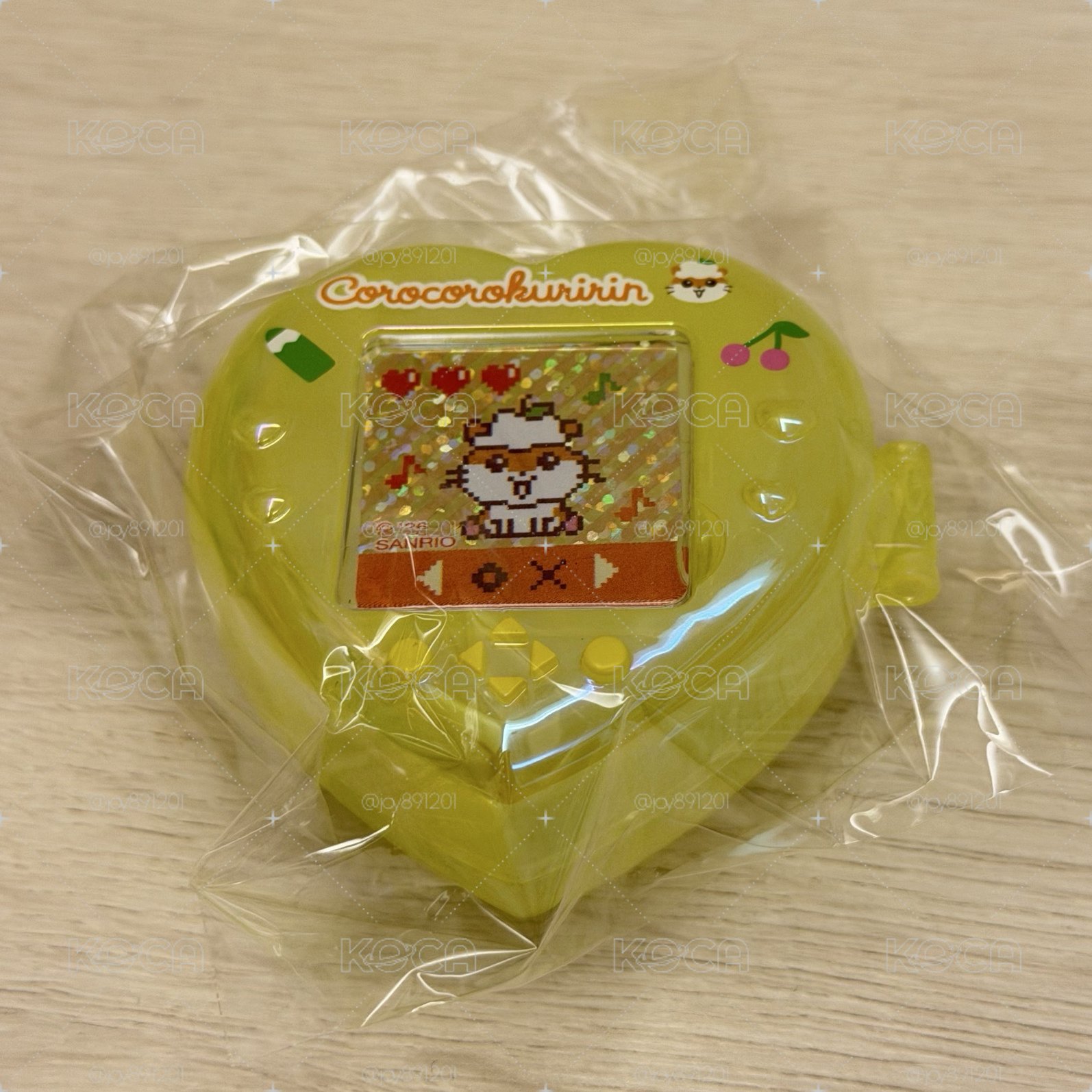 可樂鈴 愛心電子雞吊飾