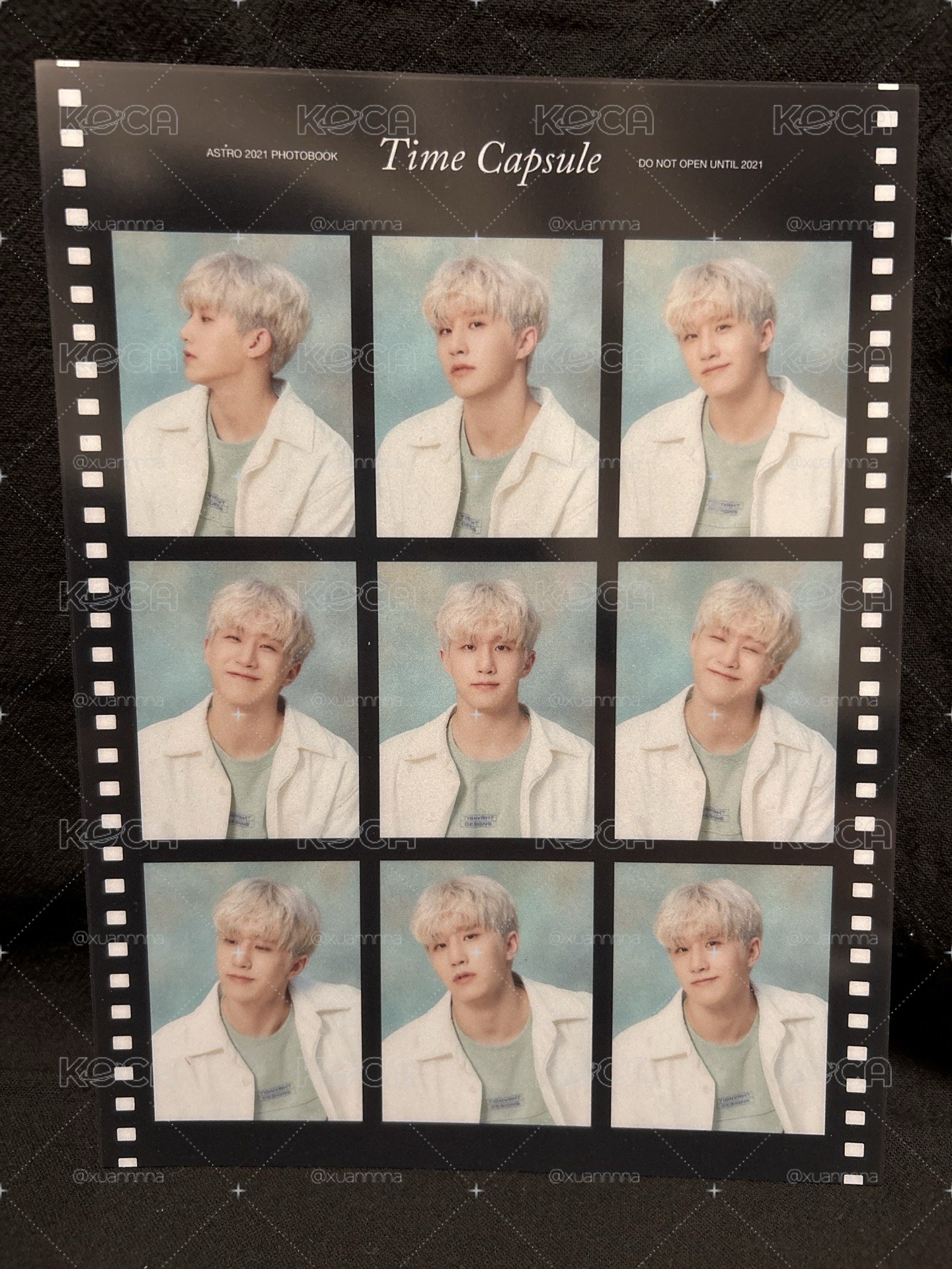 JINJIN ASTRO 2021 PHOTOBOOK [TIME CAPSULE] 周邊卡 膠片