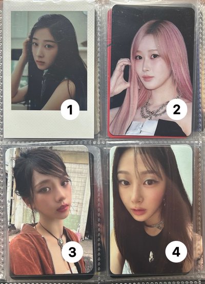 aespa Karina, Giselle, Ningning 專卡、特典卡、周邊卡小盤（可拆）