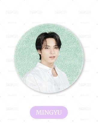 SEVENTEEN YAKUSOKU 徽章 MINGYU（需綁）