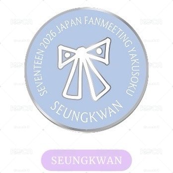 💎SEVENTEEN YAKUSOKU 別針襟章 SEUNGKWAN