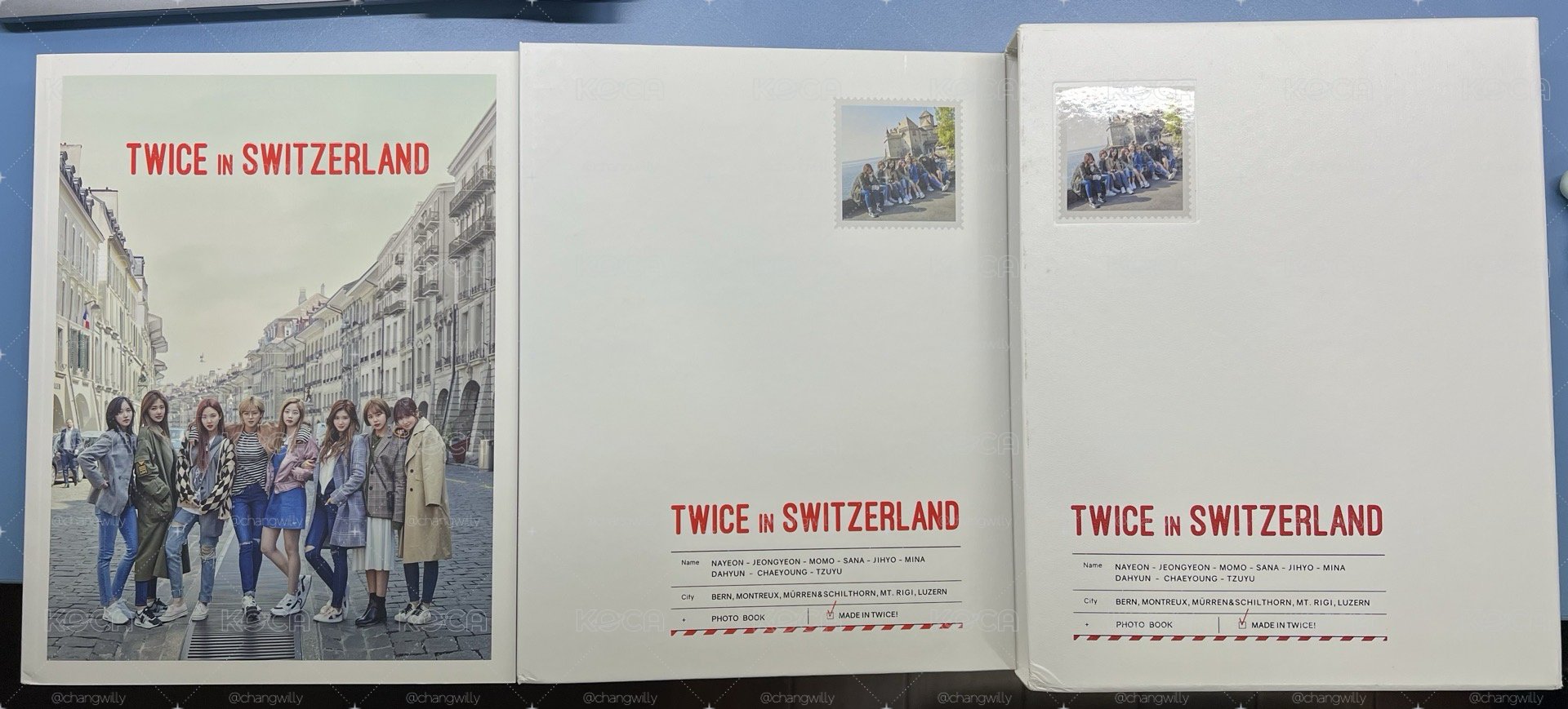 twice瑞士寫真集