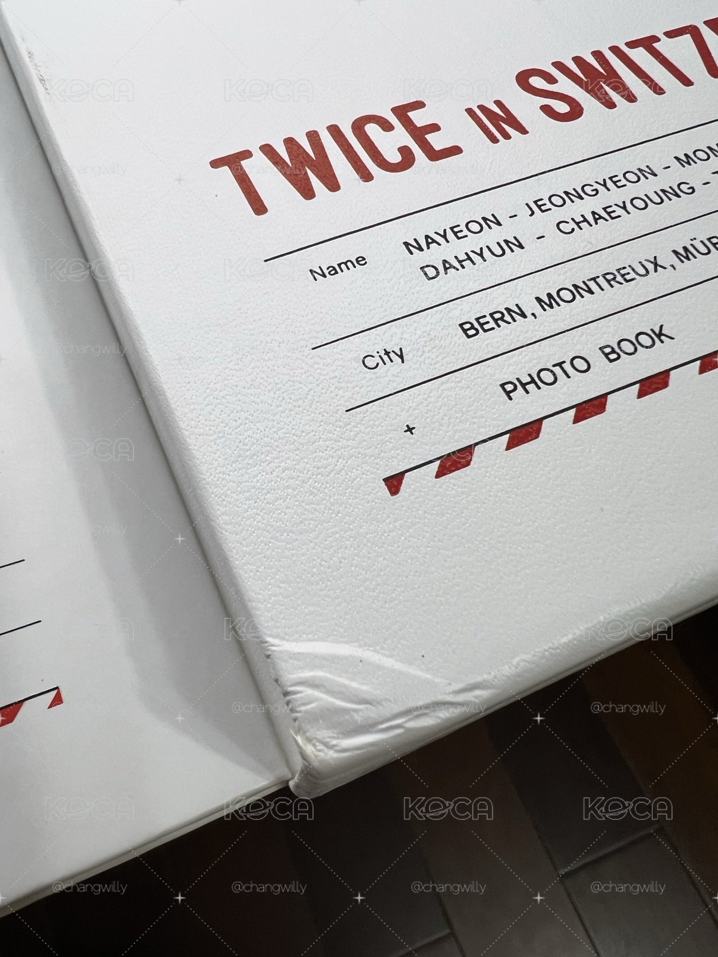 twice瑞士寫真集