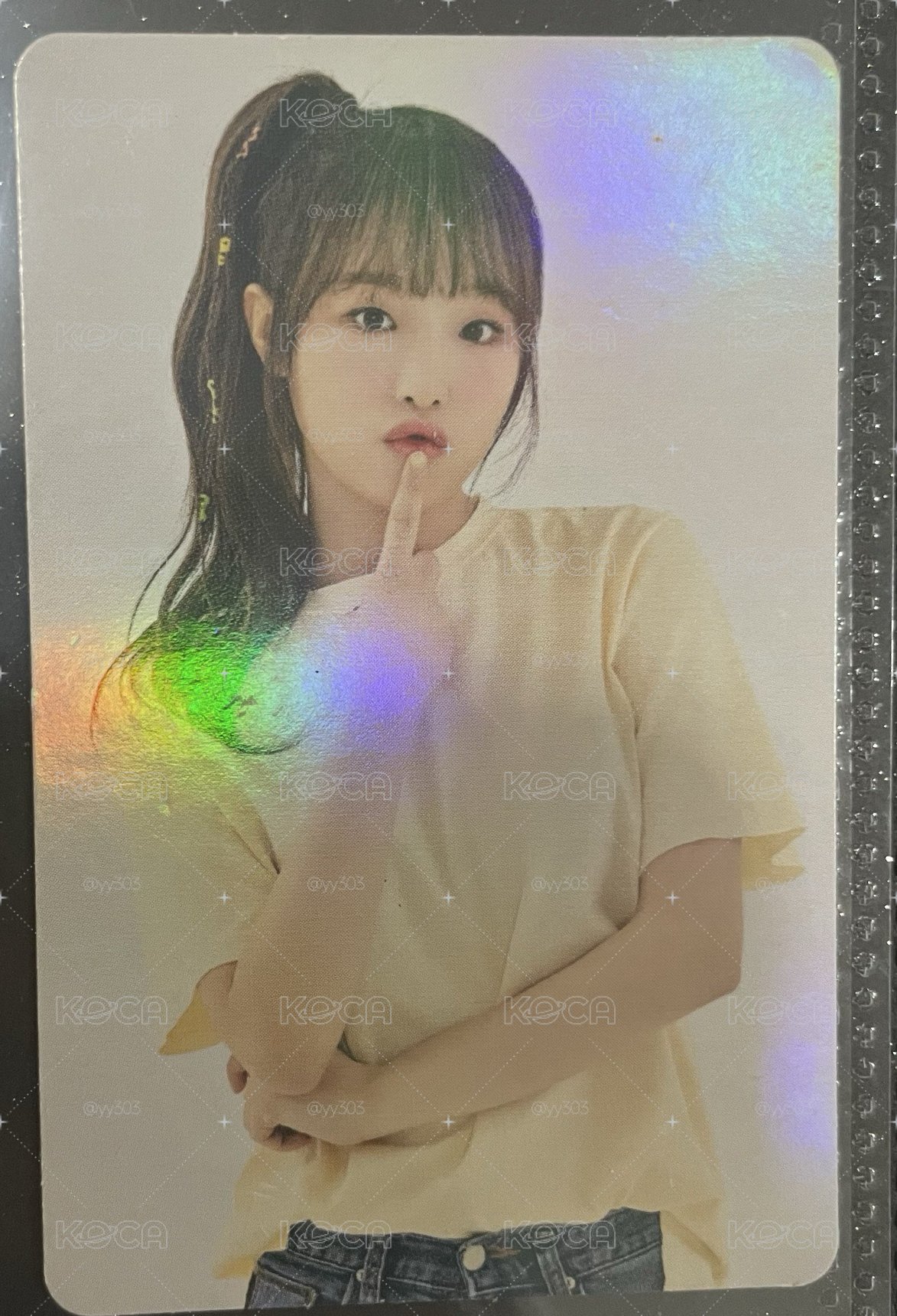 YENA 貼紙周邊卡 閃卡