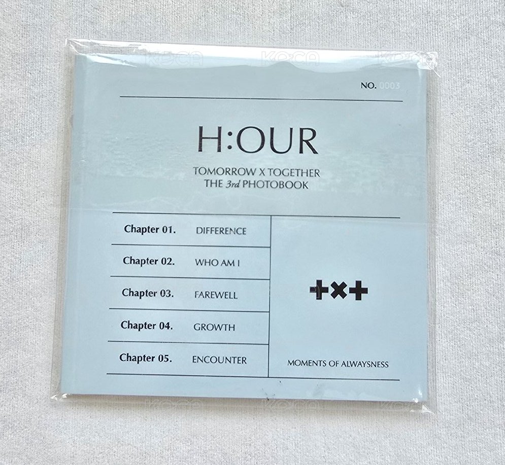 TXTTXT THE 3rd PHOTOBOOK H:OUR in Suncheon文創小物】TXT THE 3RD