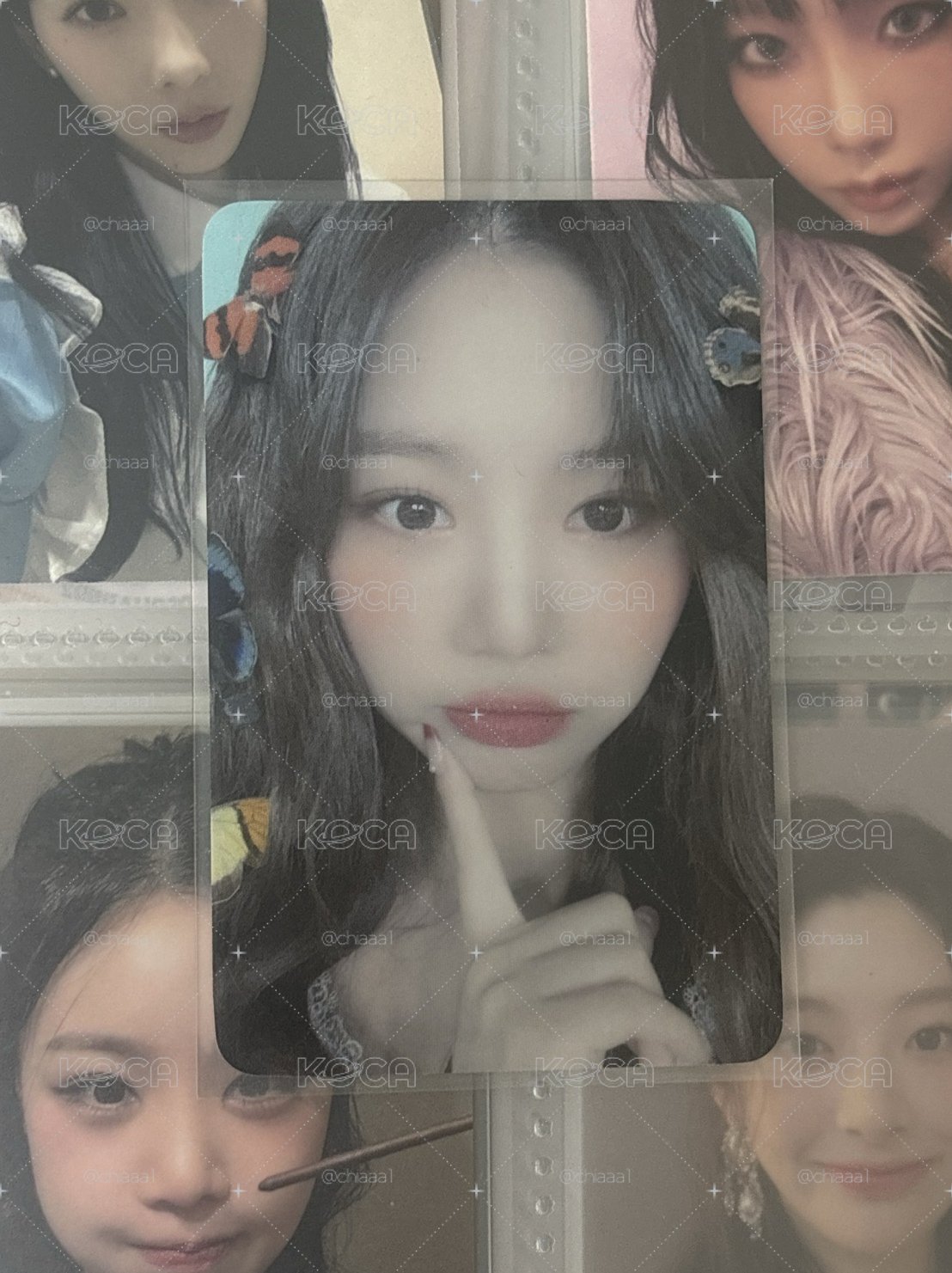 soojin k4特典卡 蝴蝶珍