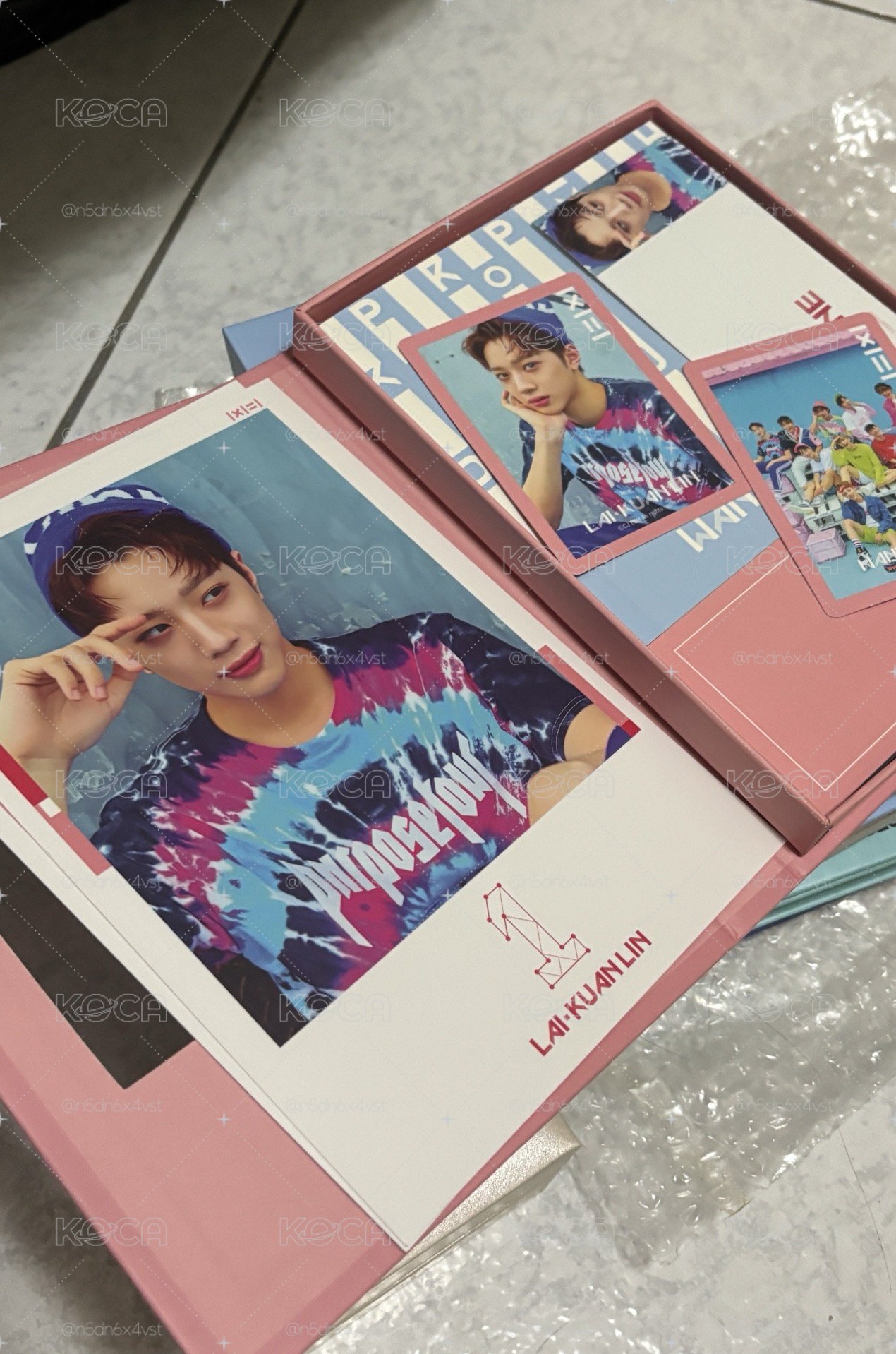 wanna one 迷一粉盤 賴冠霖