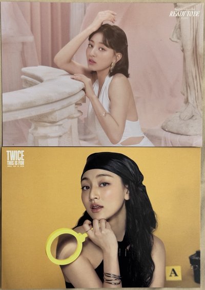 志效 寫真大卡2張