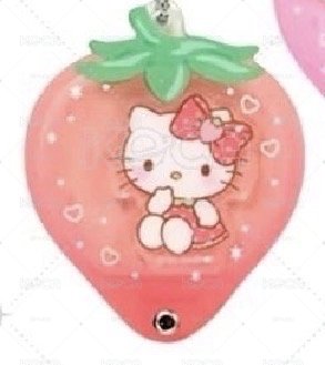(可放演唱會彩花)草莓壓克力凱蒂貓
