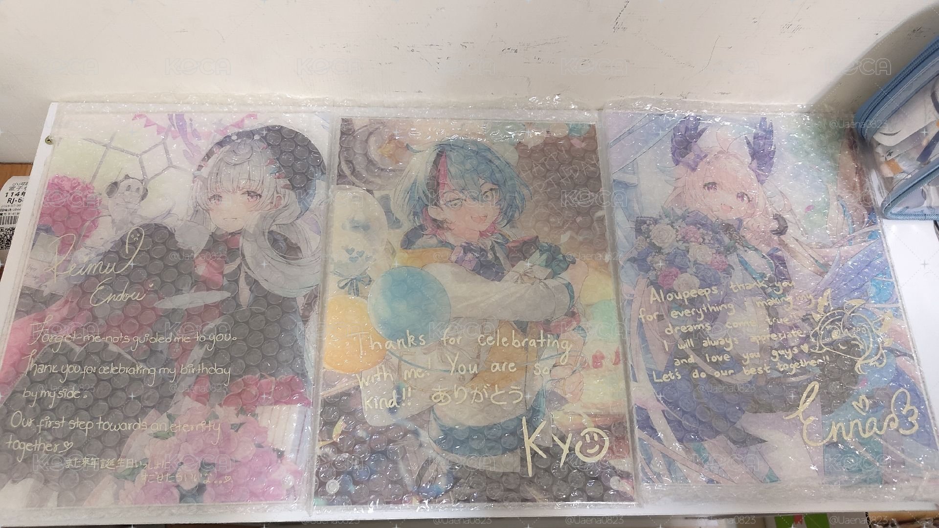 NIJISANJI EN 生日板