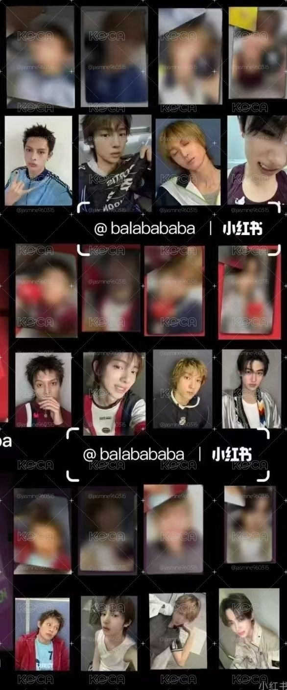 24張ball,bluelips卡單人set+團