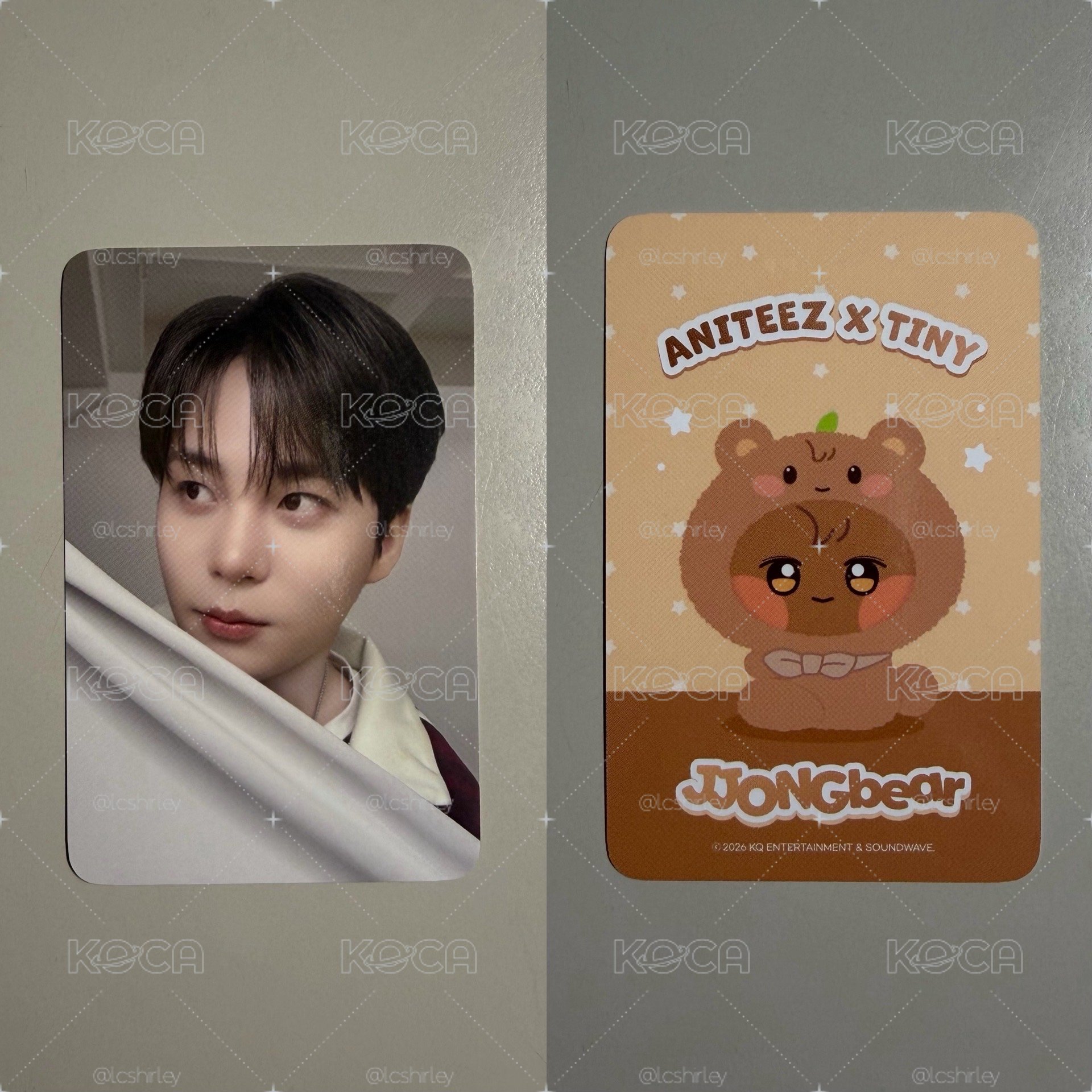 ANITEEZ IN COLOR 周邊卡 ANITEEZ XTINY PLUSHKEYRING 鍾浩