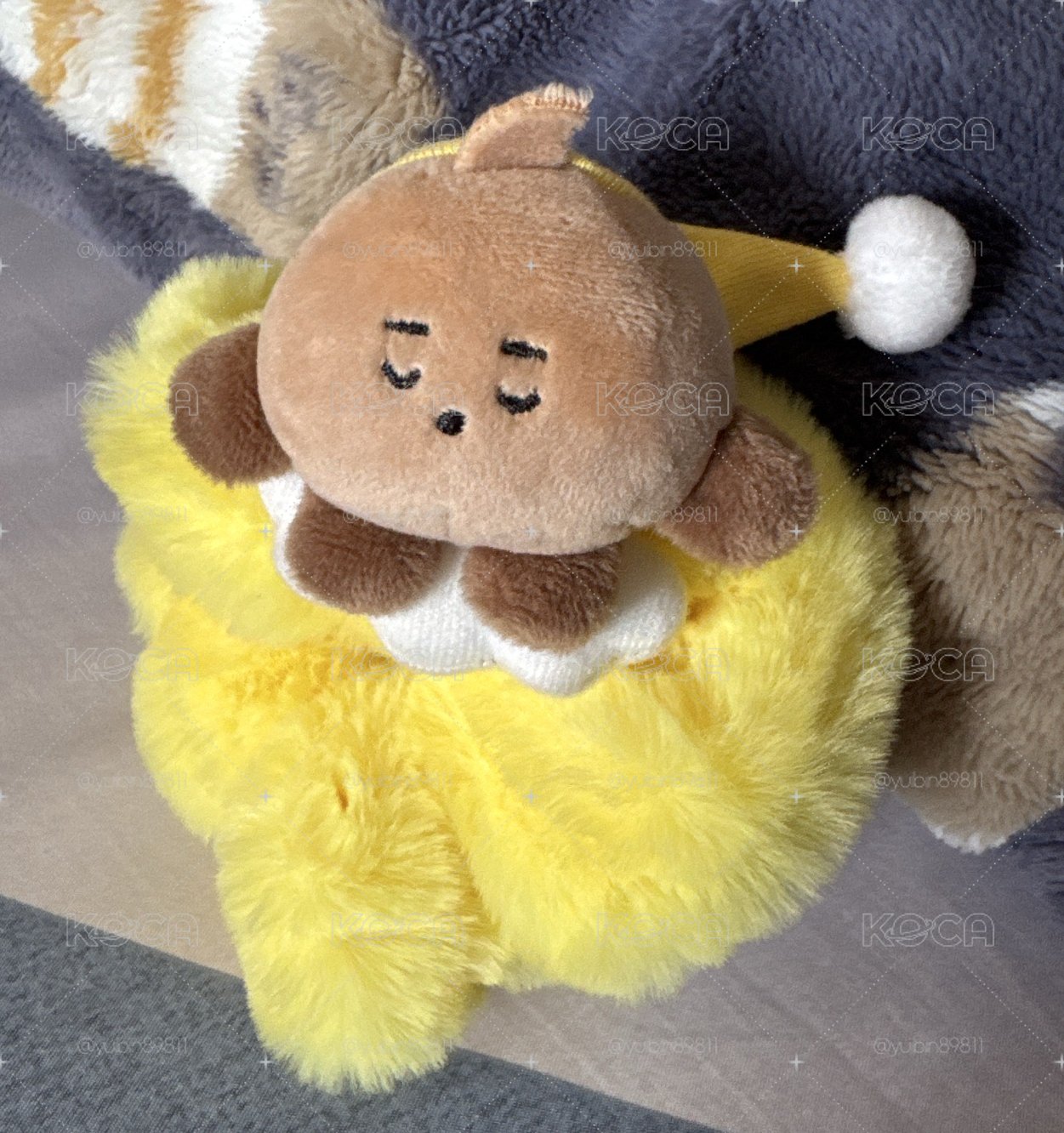 BT21 寶寶SHOOKY髮飾 Line friends 毛絨絨大腸髮圈