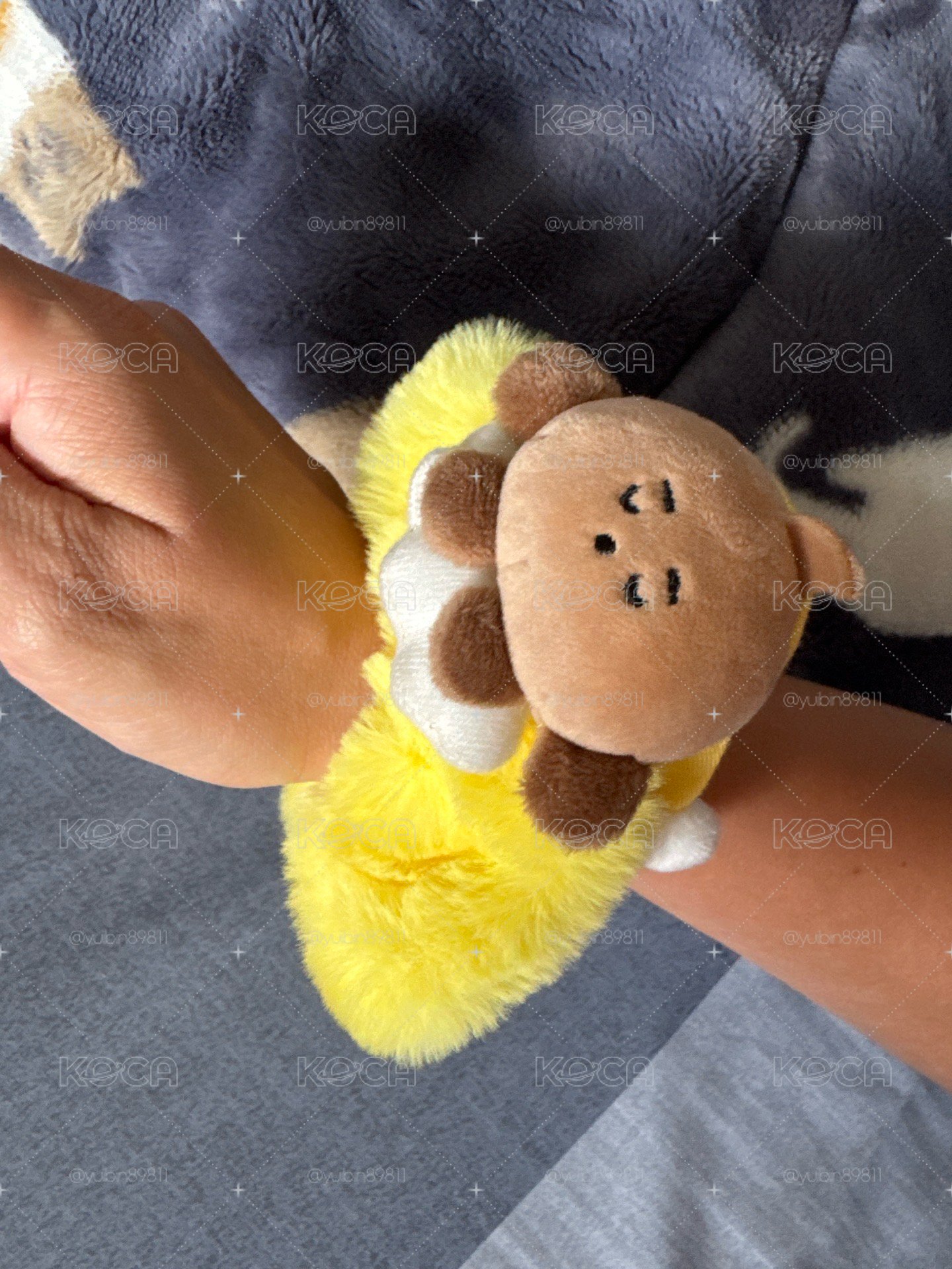 BT21 寶寶SHOOKY髮飾 Line friends 毛絨絨大腸髮圈