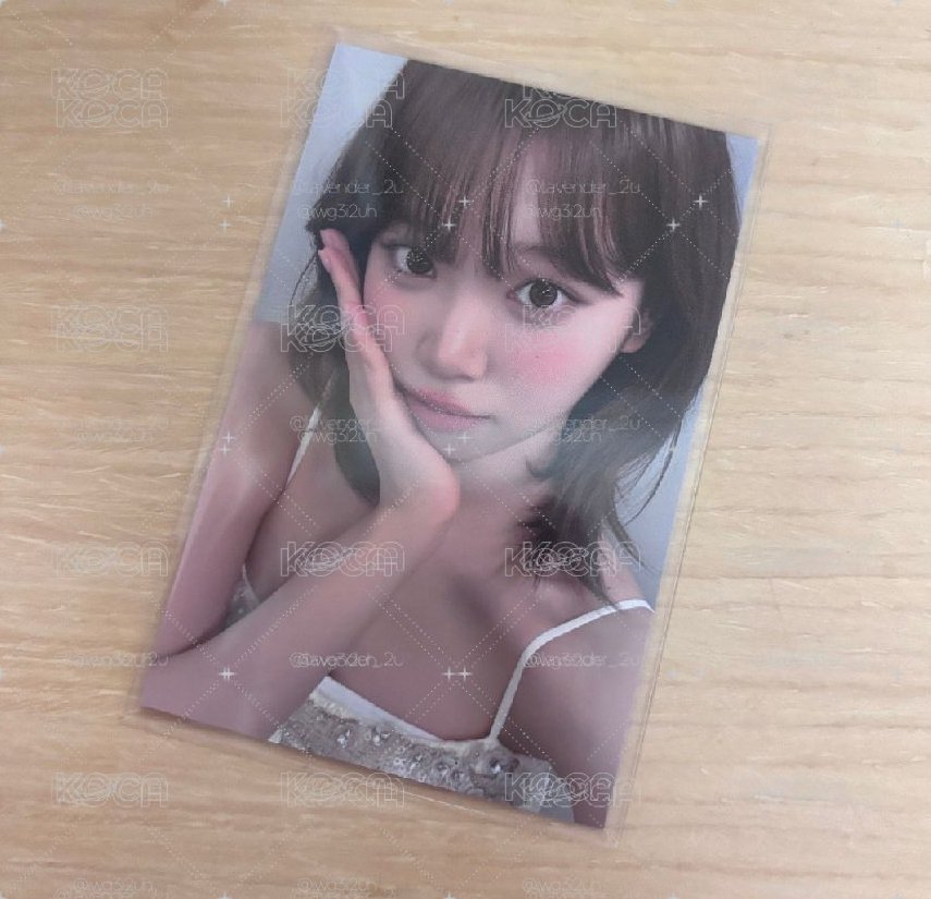 KIM CHAEWON'EASY CRAZY HOT' 2025 LESSERAFIM TOUR小卡】台北zone采源