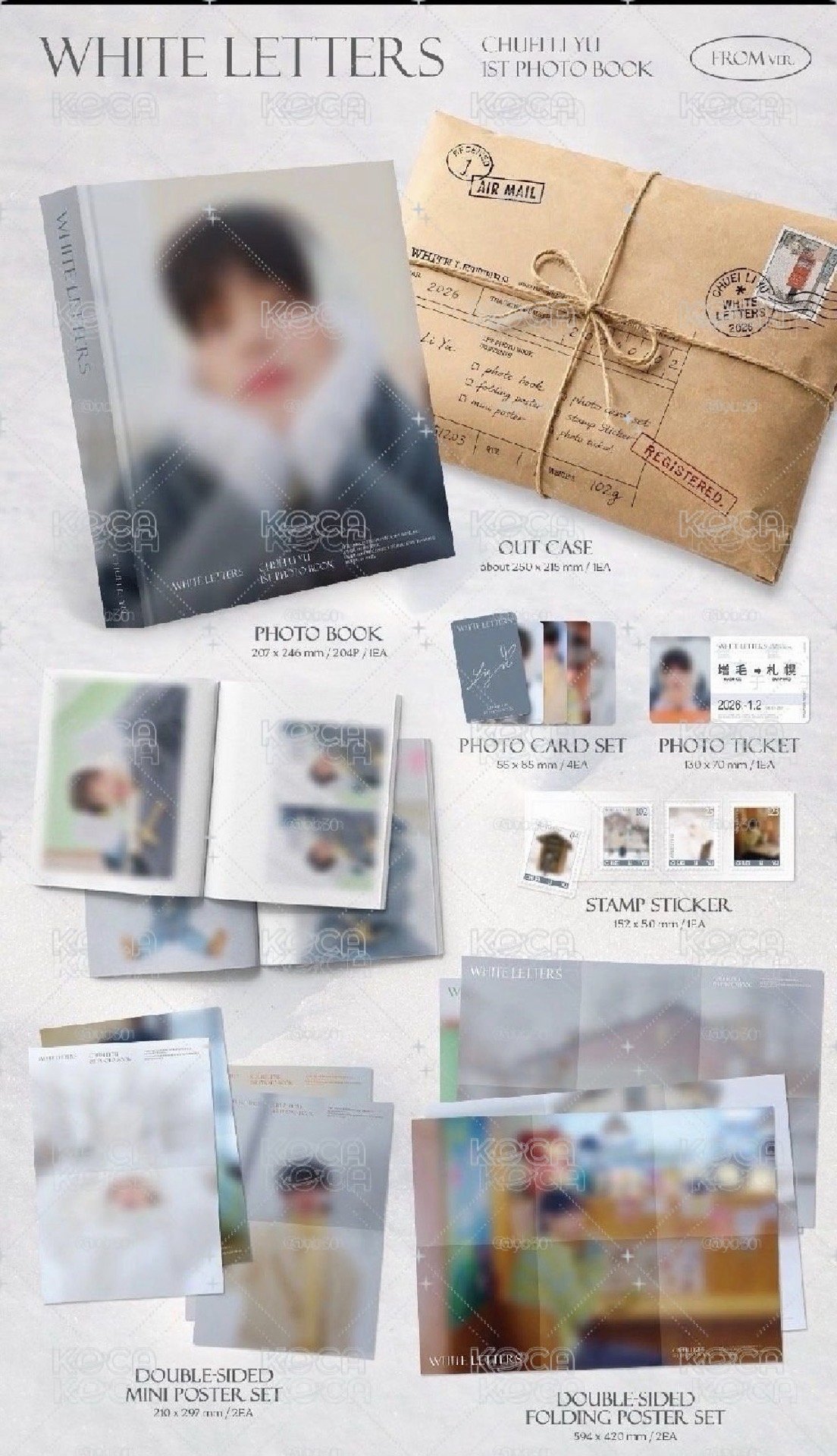 立于的 white letters寫真書