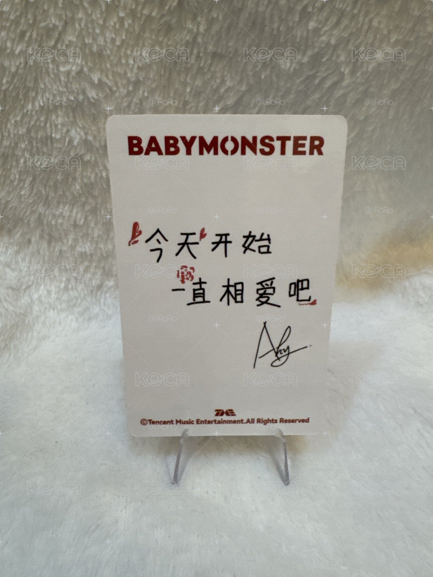 競標 🩵BABYMONSTER AHYEON TME特典 中文卡背
